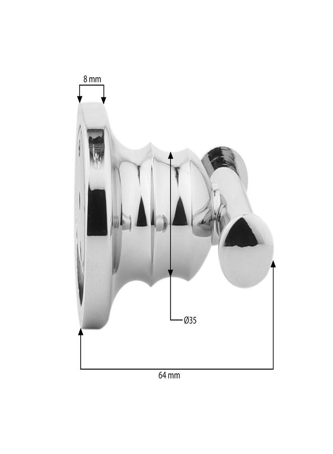 Hindware F890001CP Robe Hook (Accessorie) with Chrome Finish - Image 5